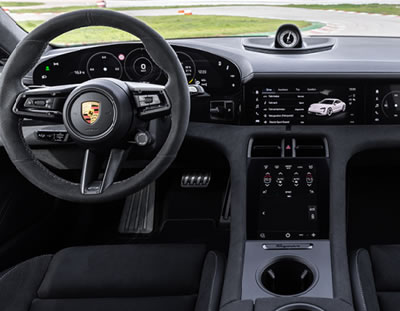 Porsche Taycan 8-inch air conditioning control screen