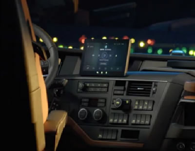 Volvo Business Card 9-inch TPM+LCMDB central control screen
