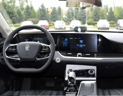 FAW Bestune B70 BESTUNE B70 dual 12.3 inch V-shaped dual screen instrument panel and central control screen